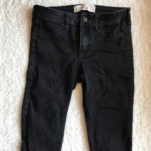 Black Hollister Super Skinny Stretchy Jeans